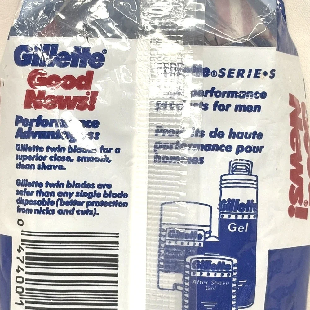 Gillette Good News Men's Disposable Razors 2-Blade Face Razor 10 Pack Vintage